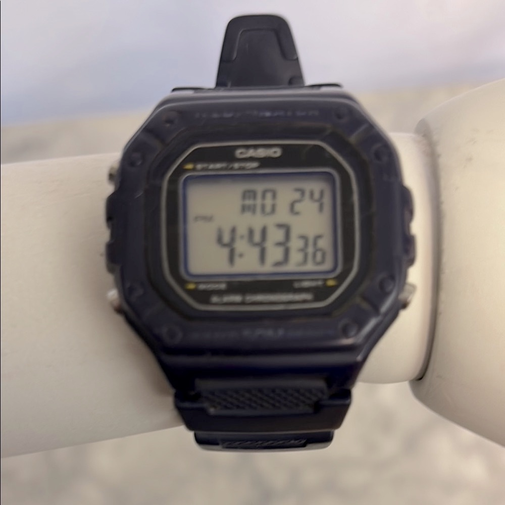 Casio Black W218h Series Digital Watch